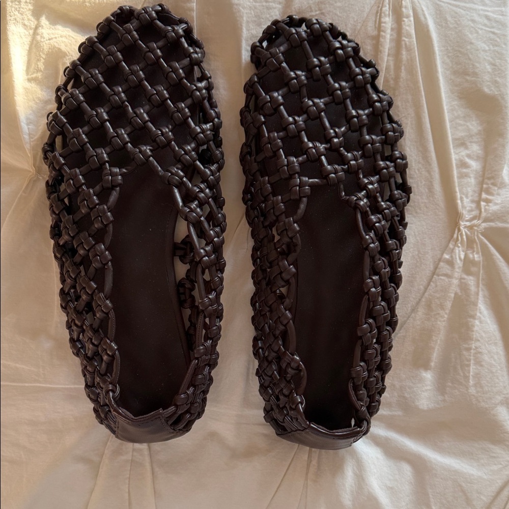 Lite weight EVA Chocolate Woven Loafers